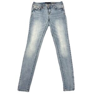 Aeropostale Jeggings Women's Size 6 Long Light Wash Blue Denim Skinny